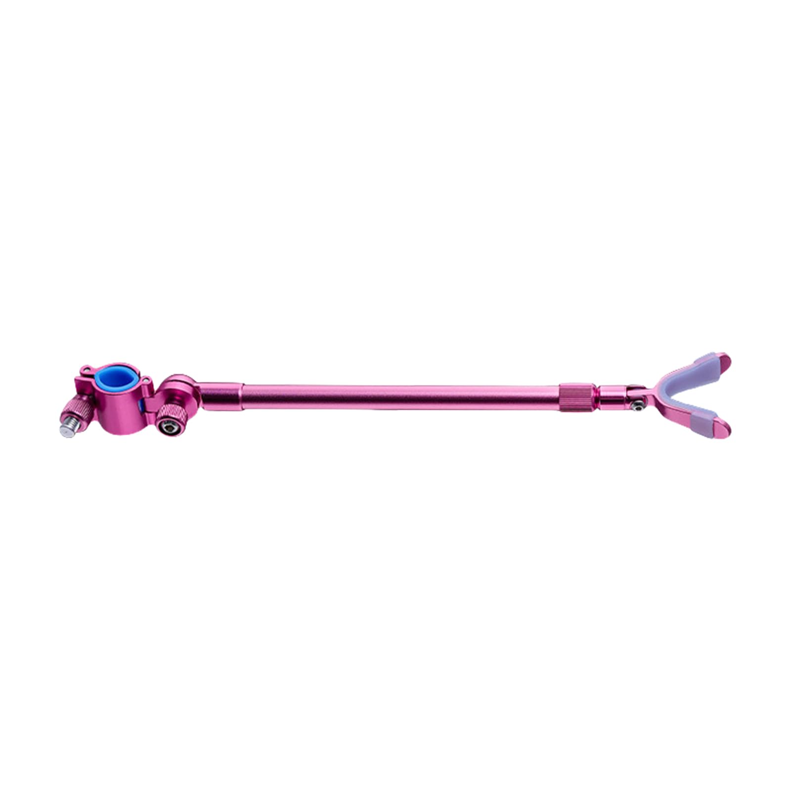 Yhplxyuus Fixing Fishing Rod Holder Rear Hanging Bracket Fishing Rod Bracket Stretchable Fast Release Aluminum Telescopic Holder Fast Release