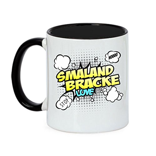 siviwonder Hund Tasse Comic - SMALAND Bracke Smalandsstövare schwedische Hunderasse - Hunde Fun Kaffeebecher