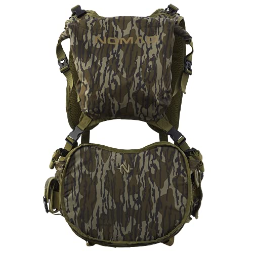 Nomad Mens Pursuit Convertible Turkey Vest | Camo Turkey Hunting Vest, Mossy Oak Bottomland, One Size #TOP3