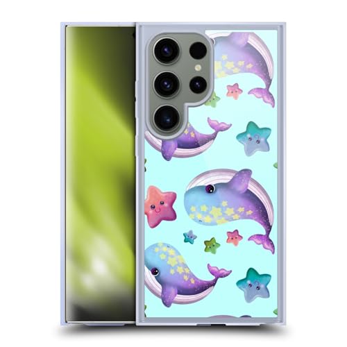 Coque Samsung S24 Ultra MagSafe Carla Morrow anti-rayures motif baleine et étoile de mer