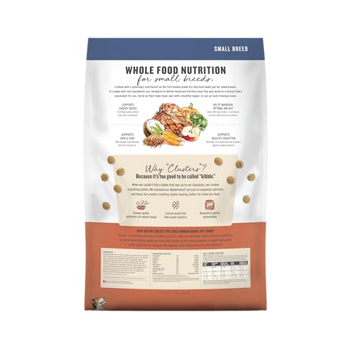 The Honest Kitchen Whole Food Clusters Small Breed Grain Free Beef Dry Dog Food, 10 lb Bag - Image 4