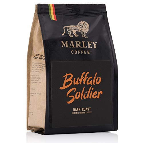 Buffalo Soldier Dark Roast, Organic Ground Coffee, Marley Coffee, from The Family of Bob Marley, 227g