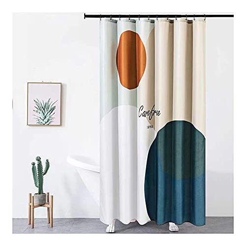 Rideau de douche en tissu 100% polyester résistant de qualité supérieure