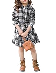 7217b# White and Black Plaid Dress