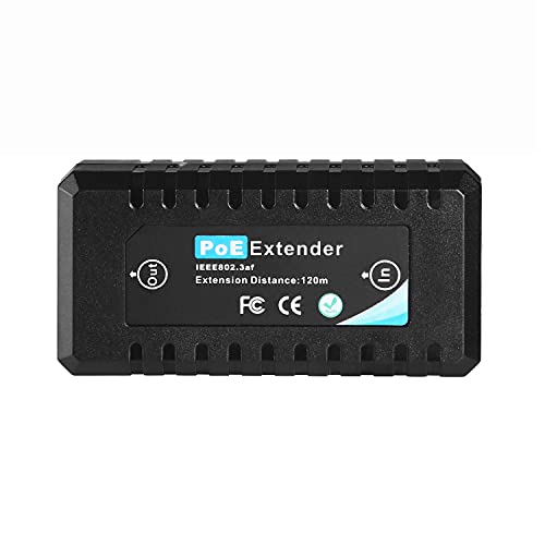 Image of Revotech 1 Port POE Extender IEEE 802.3af Standard 10,100Mbps 100m(328 ft) POE Repeater for POE IP Camera Over Cat5 or UTP Cables(POE5002)
