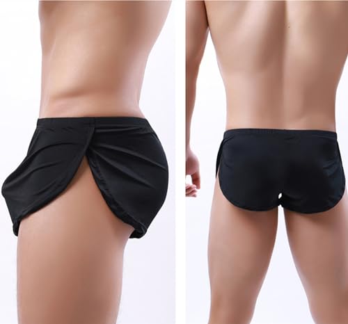 Men's Boxer Shorts, Summer Shorts Pajama Bottoms for Men, Men Women Home Casual Sleeping Underwear3