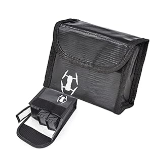 Lithiumbatterij Bronproof Batterij Safe Bag Opslag Guard Explosion-Devestig Tas Pouch Voor Charge & Opslag (120X50x90mm)