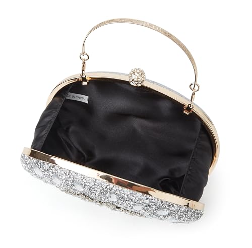 Image of Evening Bags for Women Sparkly Rhinestone Clutch Purses Luxury Handbags for Weddings Formal Prom Party 2026