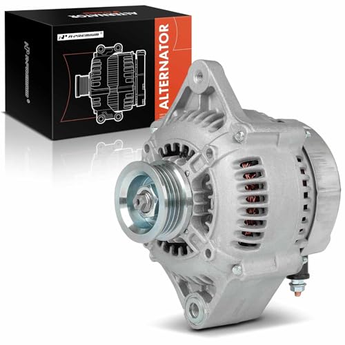 A-Premium Alternator Compatible with Isuzu Trooper 1992 1993 1994 1995, 12V 60A/75A 4-Groove Pulley Clockwise, Replace# 2911232180, 8970348990