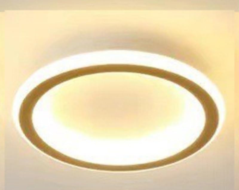 Plafonnier LED nordique design or, luminaire de plafond haut de gamme pour loft et salon