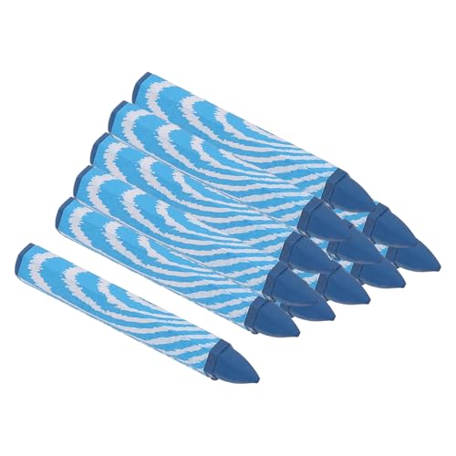 PATIKIL Crayones de Marcado de Madera, Paquete de 24 4.1'x0.6' Crayones de Cera para Marcar Neumáticos para Madera, Vidrio, Cerámica, Cartones, Tela, Piedra, Azul