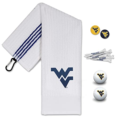 Team Effort Golf Gift Set NCAA West Virginia Mountaineers