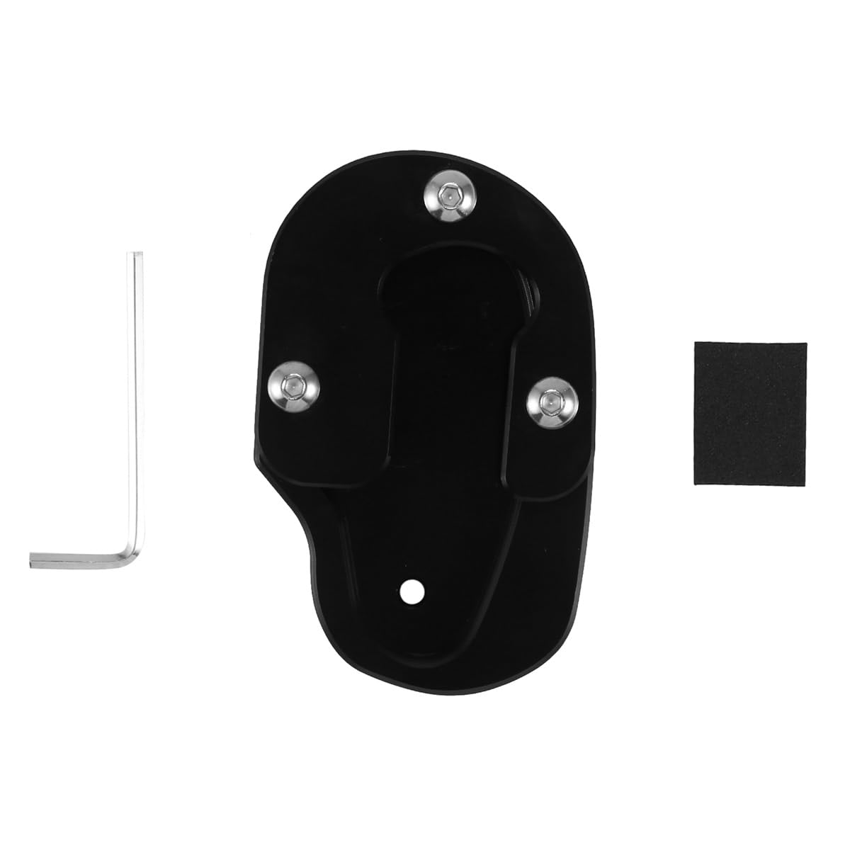 Extension cavalletto laterale Accessori moto Piede Cavalletto laterale Piastra di ingrandimento Cavalletto Ingrandisci estensione per Ha&rley Sportster S RH1250 1250S
