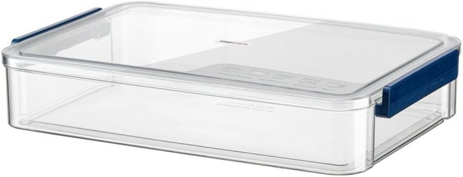 Sefoemut（2個）書類収納 A4 蓋付き クリアット デスクトレー レター クリア ファイルボックス プラスチック 防水 頑丈