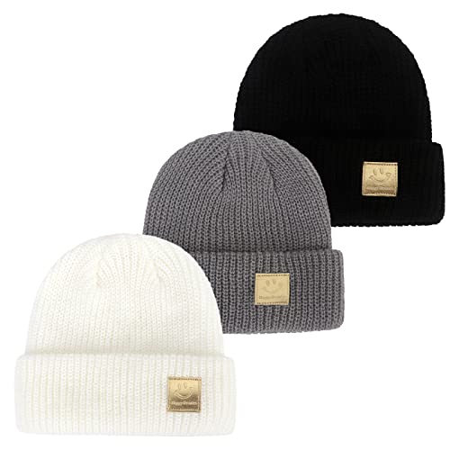 Image of Newborn Baby Wool Hat Cap Turban Toddler Warm Hat Kids Baby Cap Set