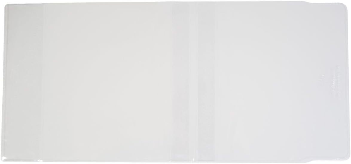 10x CLEAR PLASTIC PAPERBACK BOOK COVERS 260mm D&M Brand.