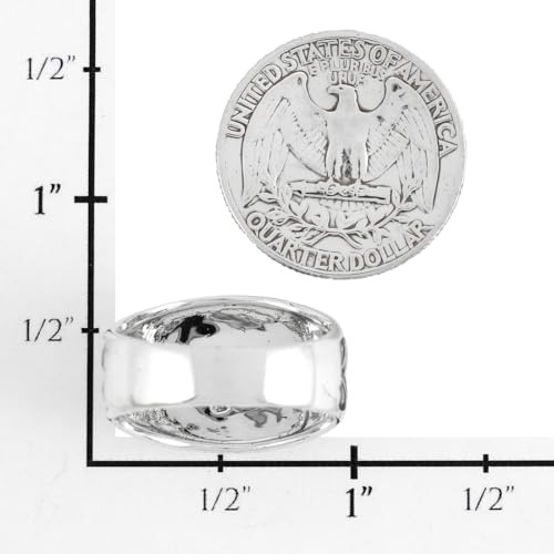 Turquoise Ring Sterling Silver 925 for Men Genuine Gemstones Size 9 to 134