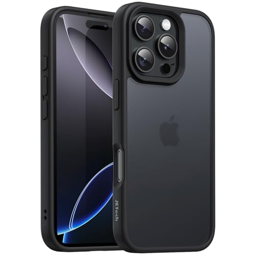 JETech Matte Case for iPhone 16 Pro, Black by JETech - Used condition - US$7.79