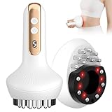 Lymphatic Drainage Massager & Anti Cellulite Massage Tool,New Smart Cupping Massager,Helps Reduce Stretch Marks & Cellulite,for Belly, Arms & Legs,Body Sculpting Machine with Heat & Vibration