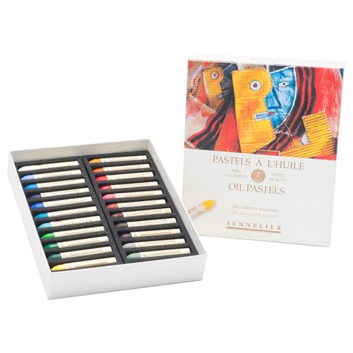 SENNELIER Assorted Oil Pastel Set 24