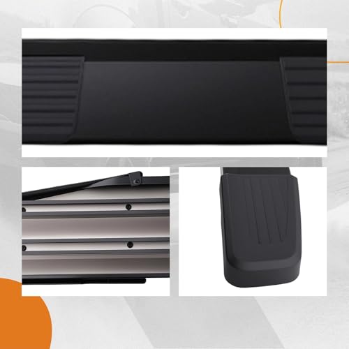 Estribos laterales de aluminio negro para Chevy Silverado 2019-2026 miniatura 4