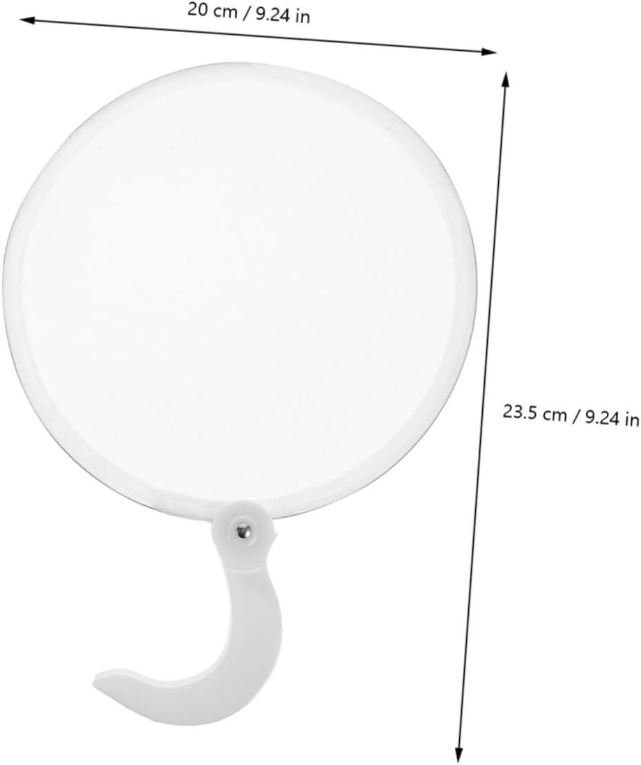 Cabilock 20pcs Round Folding Handheld Fan Portable Fans for Weddings Festivals Travel Lightweight Foldable Design for Easy Storage Colors for Versatile Use