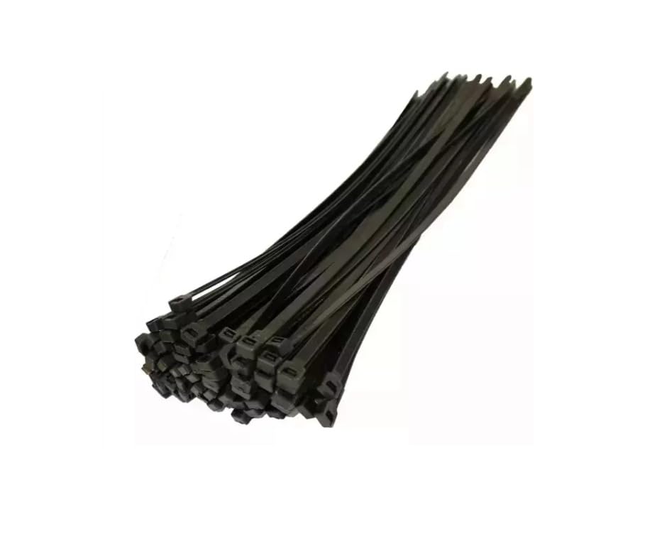 NBR Nylon Self Locking Standard Cable Tie/Zip Tie Fastener 8mm x 450mm / 18inch- 50pcs Black-image-9