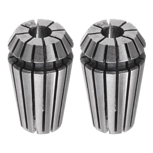 QUARKZMAN 2 Piezas Er16 6mm Portabrocas de Pinza de Resorte de Alta Precisión 0.015mm para Máquina de Grabado CNC Torno Fresadora