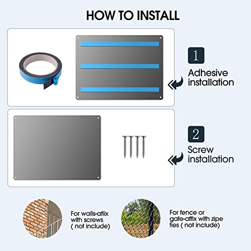 Personalized Address Plaque Address Sign, Custom Aluminum House Number Sign Address Plaque Sign For Outside Home, Street, House 8"W*12"L #TOP4