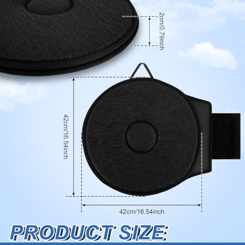 360 Rotating Seat Cushion for Car, Swivel Seat Cushion for Car for Elderly, Car Swivel Seat for Elderly, Automotive Swivel Seat Cushion, 360 Degrees Swivel Car Seat for Elderly Support (Style 1)