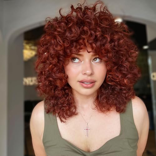 Auburn Crochet Hair for Black Women 12 Inch Ginger Ocean