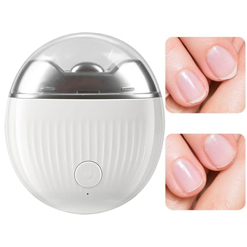 Recortadora automática de uñas, corta de clavos eléctrico con características de seguridad, aseo rápido y fácil de la uña, fácil de cargar, vasta aplicación, 8.2x7.2x3.5cm, para obtener resultados sua