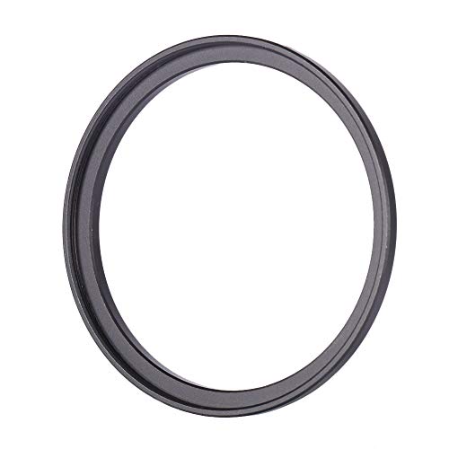 58 to 62mm Step Up Ring Adapter, 58mm to 62mm Step Up Filter Ring, Metal Stepping Up Ring Lens Adapter Filter Ring for SLR Cameras, Black