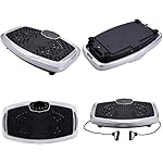 Vibration Plate Exercise Machine, Whole Body Workout Vibration Fitness Platform with Remote Control and Resistance Bands, Max User Weight 330lbs - Image 2