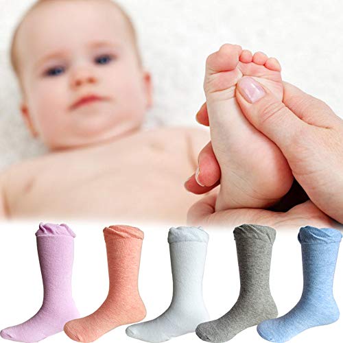 MOLUMIX Baby Knee High Grip Socks, Toddler Non-Slip Socks for Boys and Girls…4