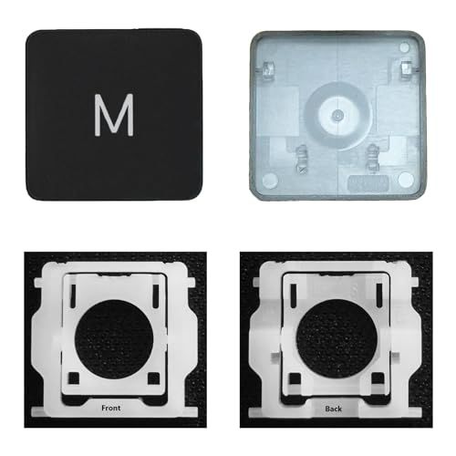 CTBDZ Tapa de llave individual con bisagra de repuesto para MacBook Pro M1 M2 A2141 A2251 A2289 A2338 A2442 A2485, repuesto para teclado MacBook Air A2179 A2337 A2681 (tecla M)