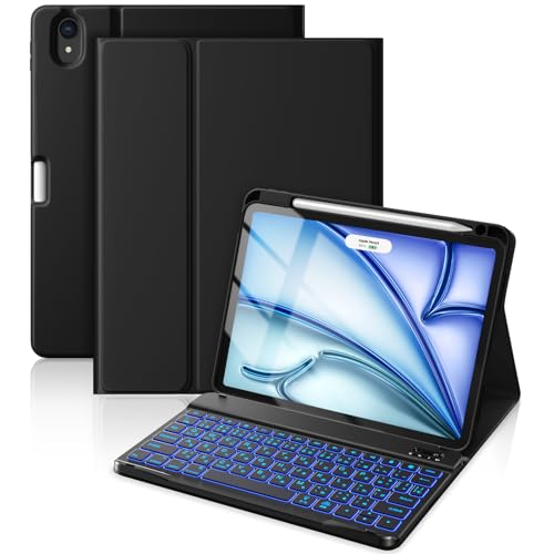 Amazon.co.jp: HETHOT iPad用 air キーボード付きケース M4/M3/M2対応
