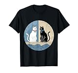 Yin Yang Cats miroir Felines Waves Animaux