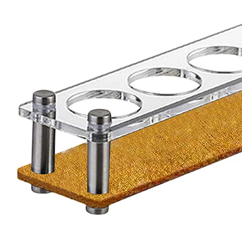 WeiLaiKeQi Suporte para copos de vinho com furos redondos, economiza espaço, suporte para copos de v