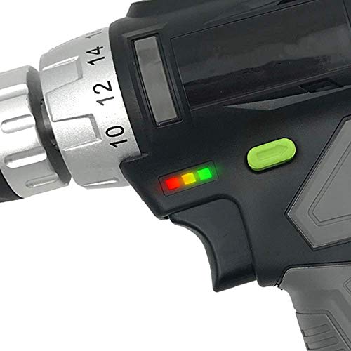 Elektroschrauber, Akkubohrhammer Tool Kit, Haushalt Power Tools Drill Set Mit 12V Lithium-Akku-Bohrschrauber – Bild 5