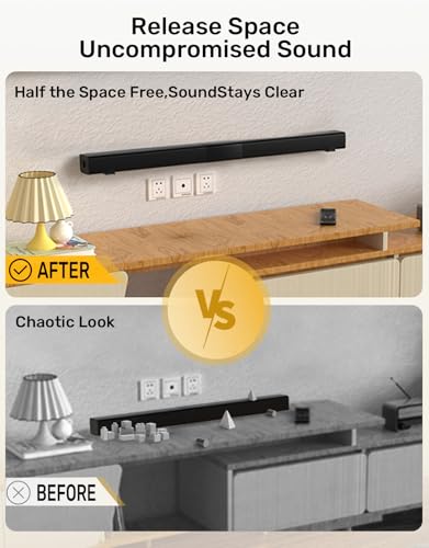 Soporte de pared para barra de sonido regulable resistente a arañazos 7