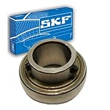 SKF Agricultural Adapter Bearing Industrial Rubber Seal Eccentric Set Screw Locking Collar, Wide Inner Ring for Axles Driveshafts Shafts Output Inner Mount - GYA014RRB