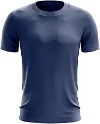 Camiseta Masculina Manga Curta Dry Fit Básica Lisa Proteção Solar UV Térmica Blusa Academia