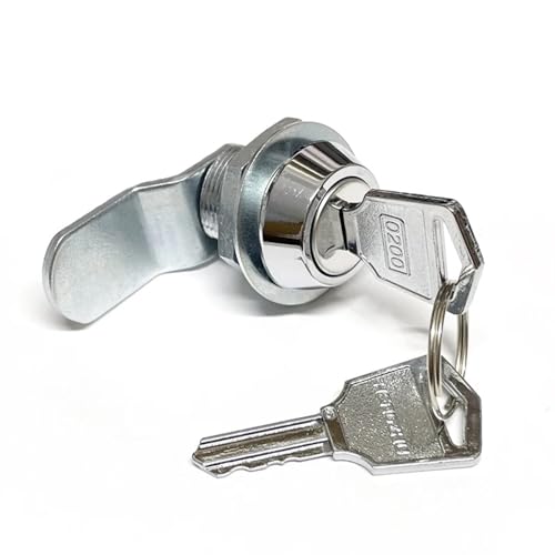 Round Cabinet Cam Lock for Home Drawer Strorage-Box Gym Locker Hardware MMS500 D 1Pcs (Color : B)