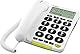 Doro Phone Easy 312Cs - Telefone (Analog, Schreibtisch, Weiß, LCD, Monochrom, Grün)
