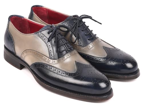 Oxford Goodyear Paul Parkman bout golf bleu marine gris richelieu homme taille 40 2/3 EU