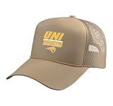 Northern Iowa Panthers | Official NCAA Merch | NAFPUNI01 Trucker Hat with Adjustable Mesh Back, Khaki