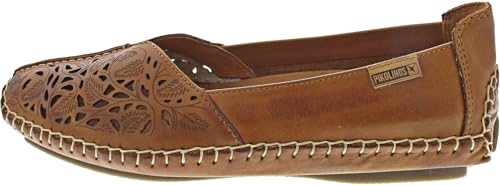 Image of PIKOLINOS Jerez 578-4976 Women's Slip-On Moccasins - Premium Calfskin Leather - Removable Cushioned Insole, Flexible Sole, Lightweight Everyday Comfort