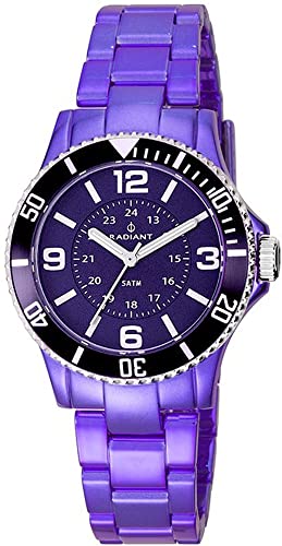 Montre Radiant RA232212 pour femme avec bracelet en acier violet et gris
