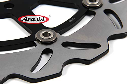 Arashi Rotores de discos de freio traseiros dianteiros para Suzuki Hayabusa Gen 1 GSX1300R GSXR 1300